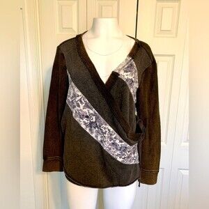 Free People womens Crosstie Long Sleeve Top